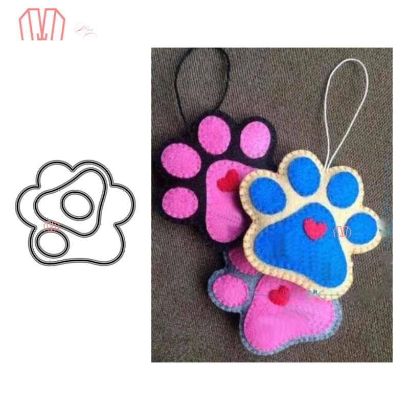 Штампы для резки собачья лапа скрапбукинга|Вырубные штампы| |