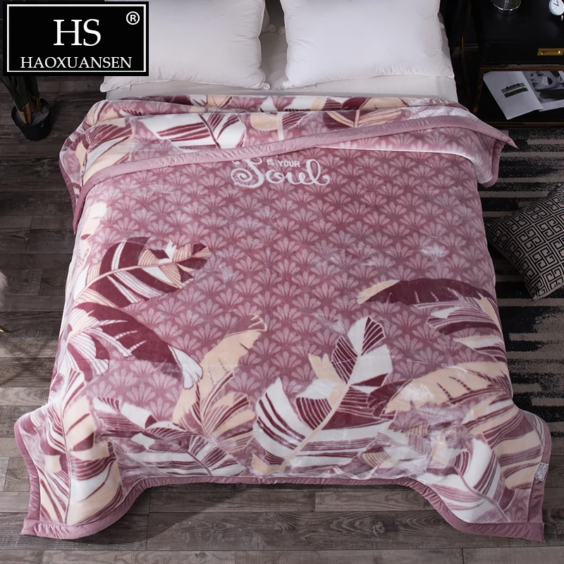 Женское одеяло с принтом в виде банановых листьев 4 2 кг супермягкое теплое уютное