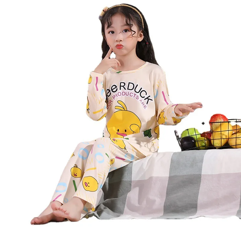 Пикачу Покемон детские пижамы осенняя одежда для сна девочек и мальчиков детская