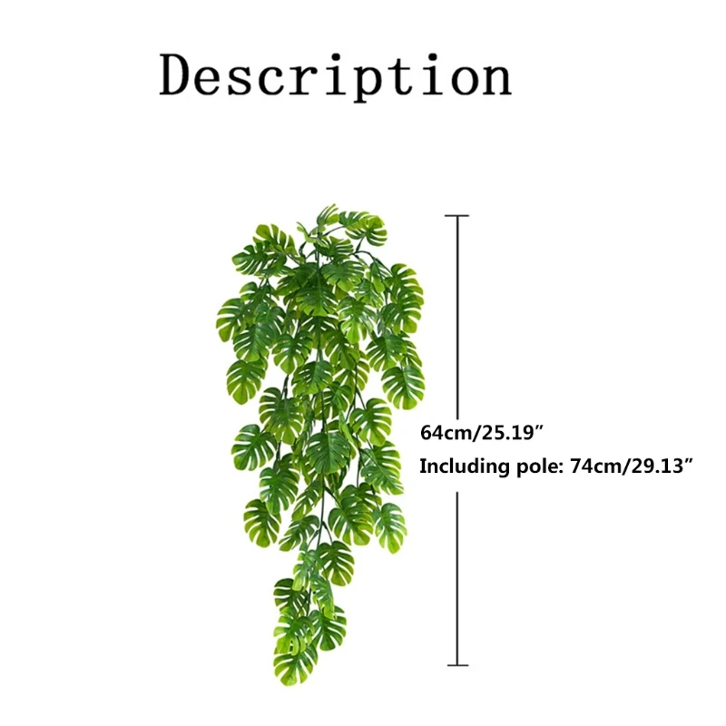 Искусственные Подвесные Растения искусственные зеленые листья плющ лоза для