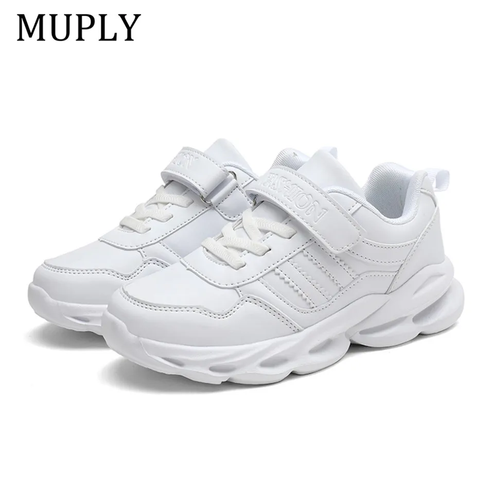 

Детская обувь, Весенняя детская спортивная обувь, розовые кроссовки для девочек, для мальчиков, Студенческая обувь для бега, мягкая кожа, ды...