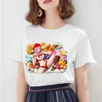 one piece t shirts nami print fashion anime woman kawaii o neck t shirt women cartoon casual aesthetic clothes short sleeve tops