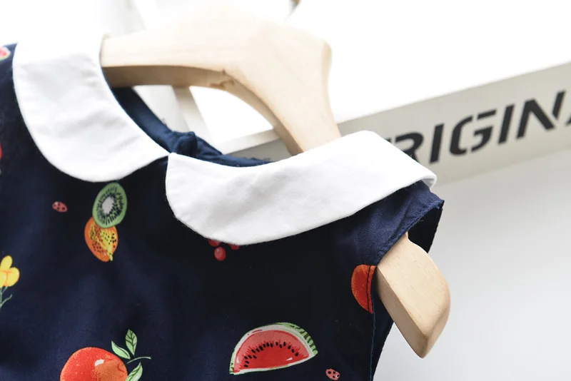 LOVE DD&ampMM Girls Dresses 2022 New Children's Clothes Sweet Fruit Lemon Princess Kids For Clothing Costume | Детская одежда и