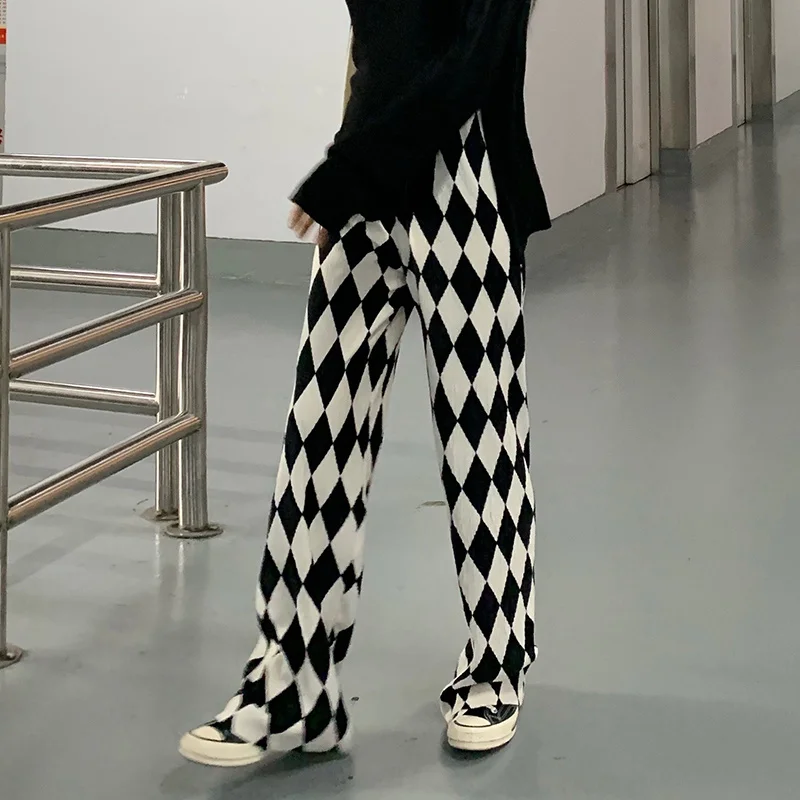 

Velvet Casual Pants Retro High