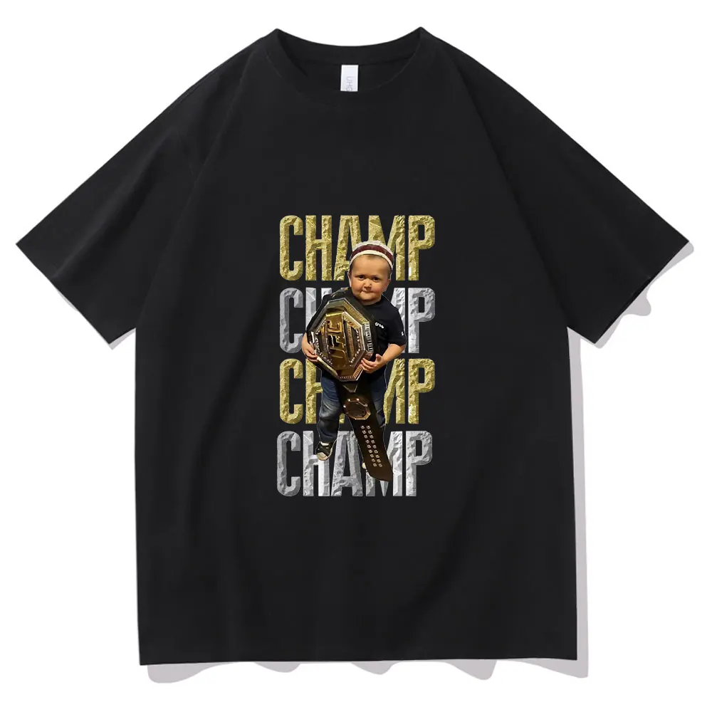 

Hot New Funny Hasbulla Fighting Meme T-shirt Short Sleeve Fan Gift Mini Khabib Blogger Men Women Harajuku Graphic Print Tshirt