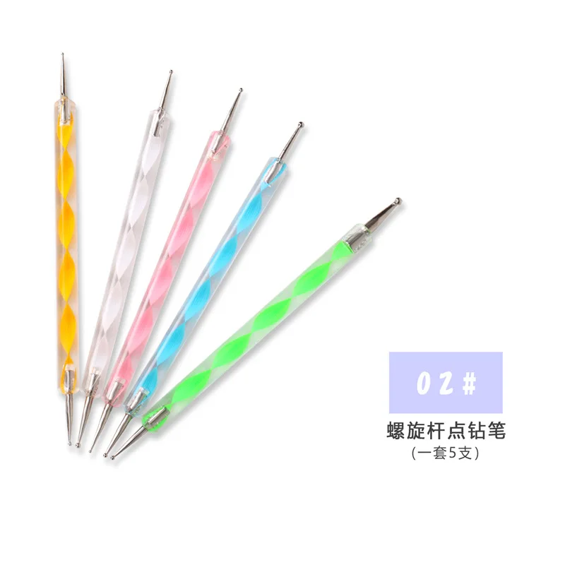 10 комплектов маникюрные конические кисти для дизайна ногтей | Красота и здоровье