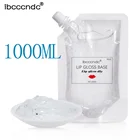 1000 мл блеск для губ сделай сам, основа, гель, Увлажняющая помада, материал, гель для сделай сам, блеск для губ, Набор для изготовления жидкой помады ручной работы, Мак