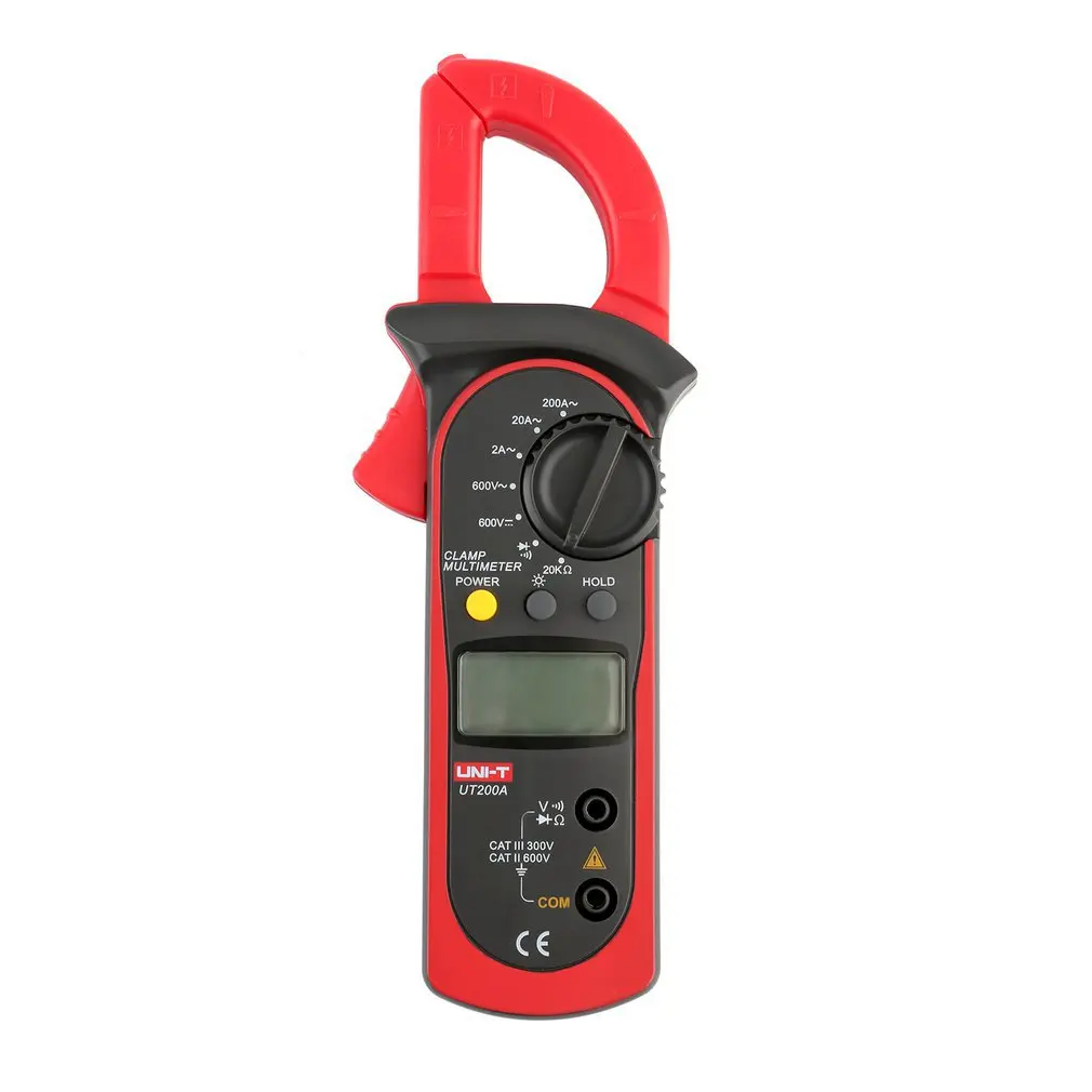 

Clamp Meter UNIT UT200A Current Clamp AC 200A DC AC Voltmeter Resistance Mmanual Range LCD Digital Clamp Meter Mini Clamp