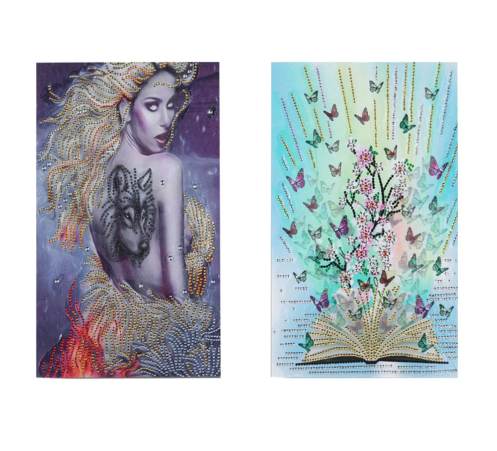 

5d diy Special-shaped diamond painting beauty butterfly pattern diamond art Embroidery diamond Cross stitch kits home decoration