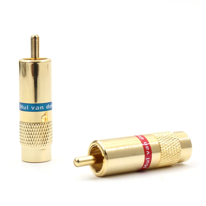 4 шт. высококачественные штекеры RCA для Van den Hul C 8.4 hifi аудиоразъем самостоятельной