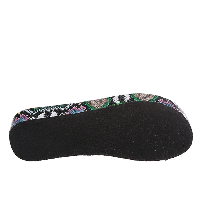 

HQFZO Women Slippers Thick Bottom Flip Flops Summer Beach Women Shoes Cool Slides 2021 Leopard Print 36-43