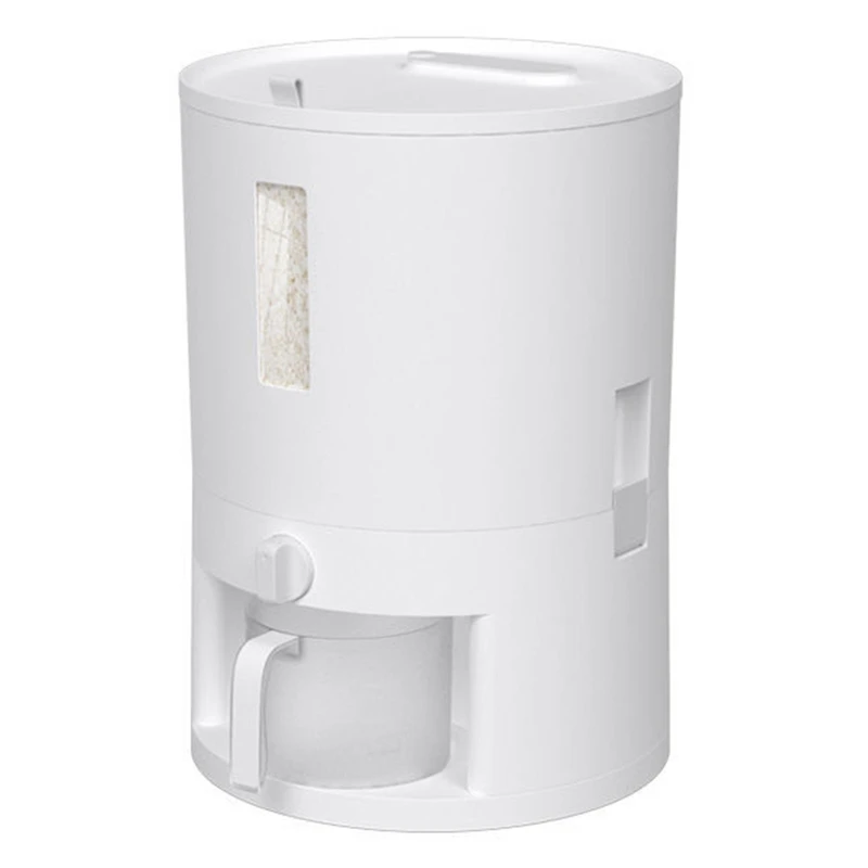 

Kitchen Rice Bucket Insect-Proof Moisture-Proof Sealed Rice Storage Box Bucket Cat Dog Food Household Storage Dispenser
