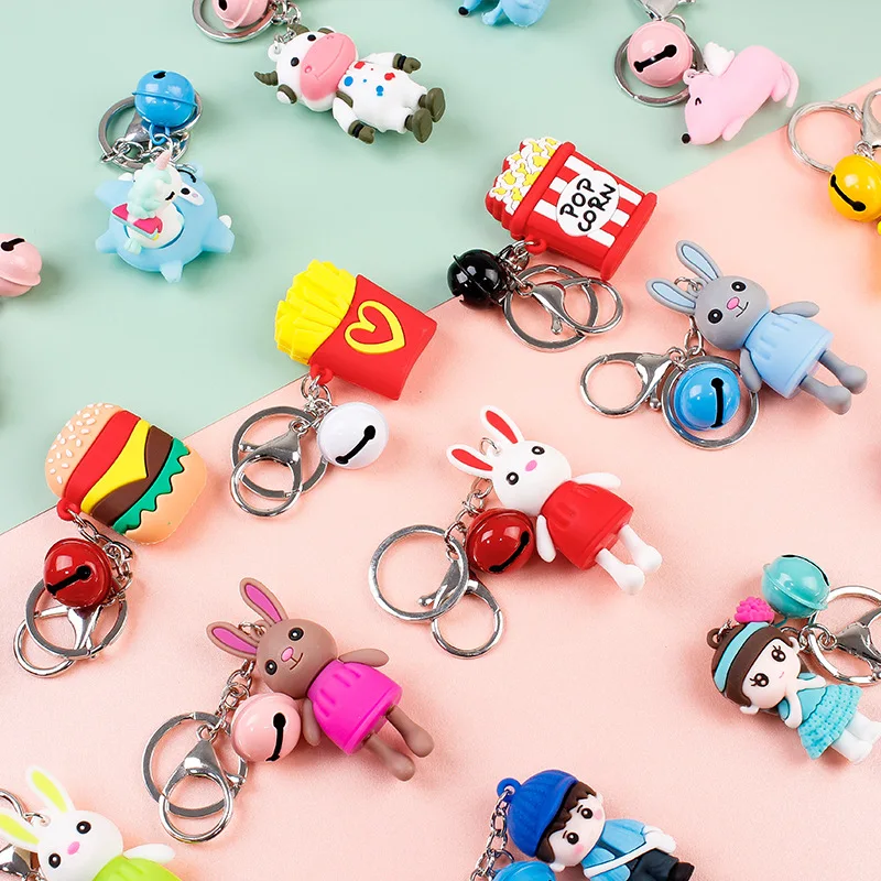 

Korean Version of Cute Gourmet Christmas Girl Cartoon Keychain Doll Key Pendant with Hand Gift