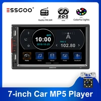 essgoo 2 din car radio bluetooth auto mp5 player 7 inch autoradio stereo fm rds radios multimedia player touch screen mirrorlink