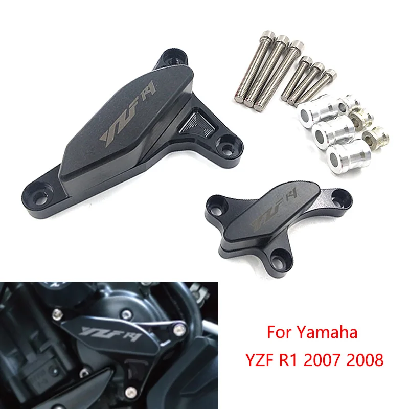 YZF R1 CNC POM рамка слайдера двигателя статора корпуса для защиты от столкновения