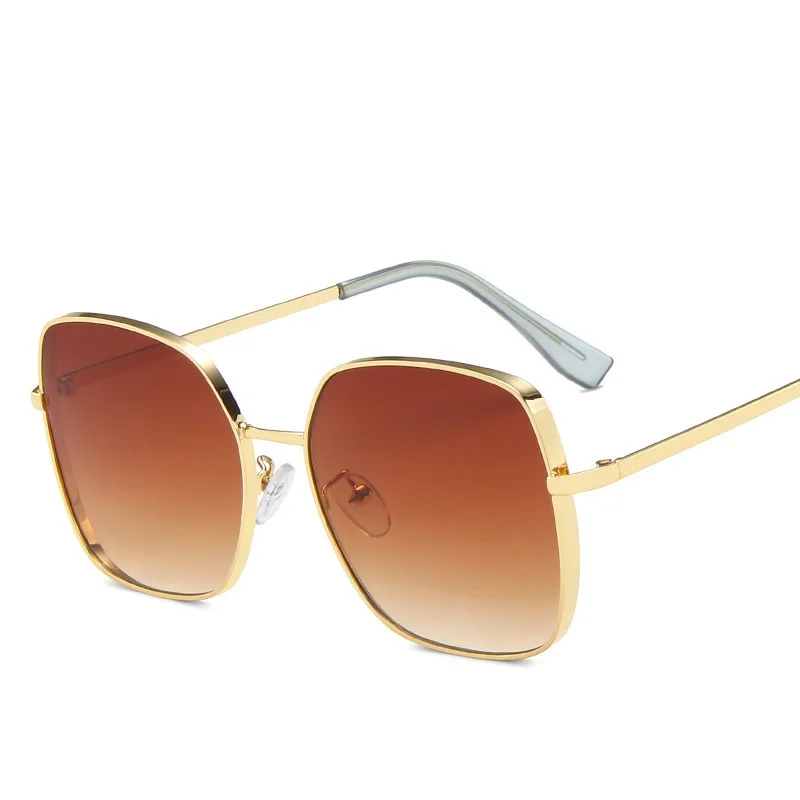 

Oversized Women Sunglasses 2020 Luxury Designer Sun Glasses Vintage Retro Metal Glasses Shades For Men Goggles Oculos De Sol
