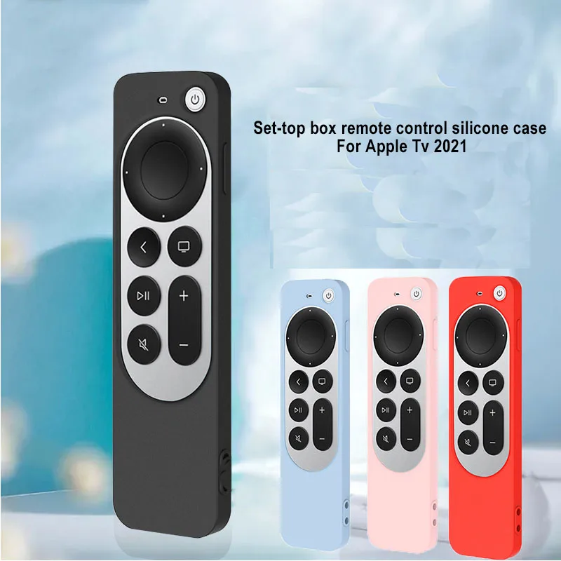 

Силиконовый чехол с пультом дистанционного управления для телеприставки Apple Tv 2021 нескользящий пылезащитный водонепроницаемый ударопрочны...