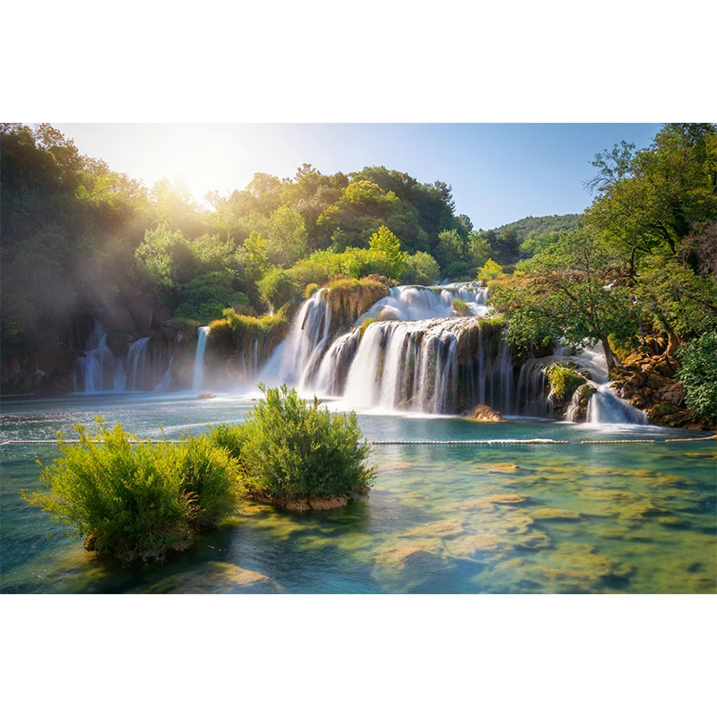 

Waterfall scenery in forest 1000 pieces of super hard puzzle paper puzzle adult decompression children's educational toys gift