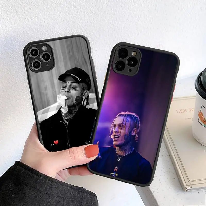 

lil skies Phone Case For iphone 13 12 11 8 7 plus mini x xs xr pro max matte transparent cover