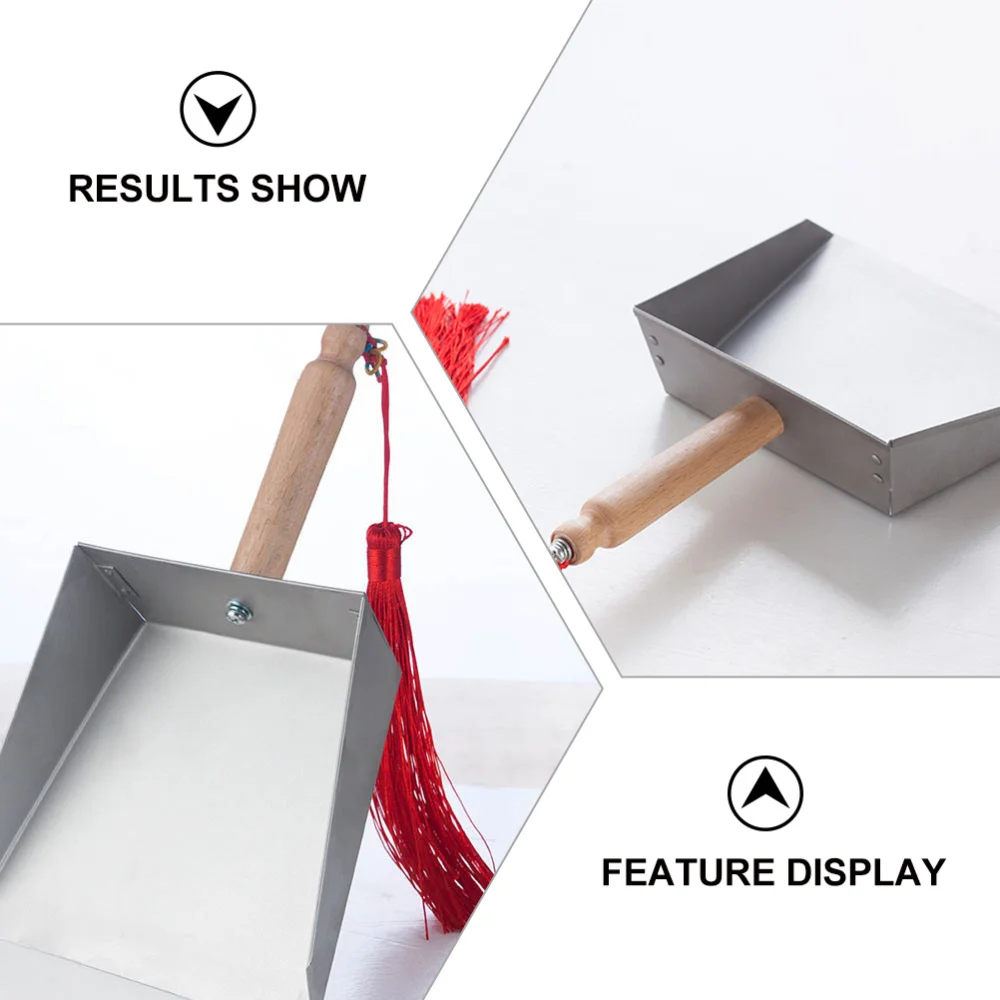 

1pc Tabletop Mini Dustpan Stainless Steel Kitchen Small Dustpan (Silver)