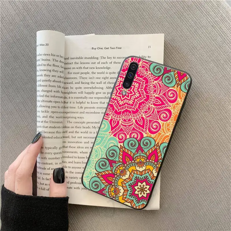 

Mandala flower pattern fashion design Phone Case For Samsung galaxy S 9 10 20 A 10 21 30 31 40 50 51 71 s note 20 j 4 2018 plus