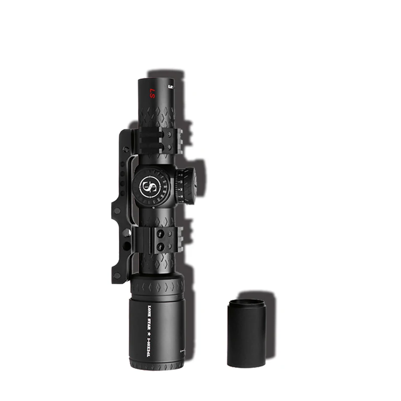 SNIPER LN 1-10x24 L Riflescope тактический прицел для винтовки стекло травленая сетка охотничья Оптика прицел Красная точка 20 мм Крепления охотничий прицел