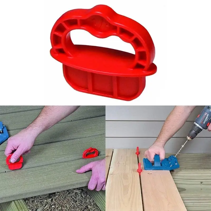 

DECK SPACER RED Deck Jig Spacer Rings 1/4-Inch, Red, 12 Pack