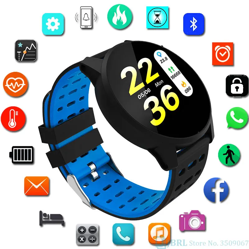 Спортивные Смарт часы для мужчин и женщин Android IOS Smartwatch Электроника Wach фитнес