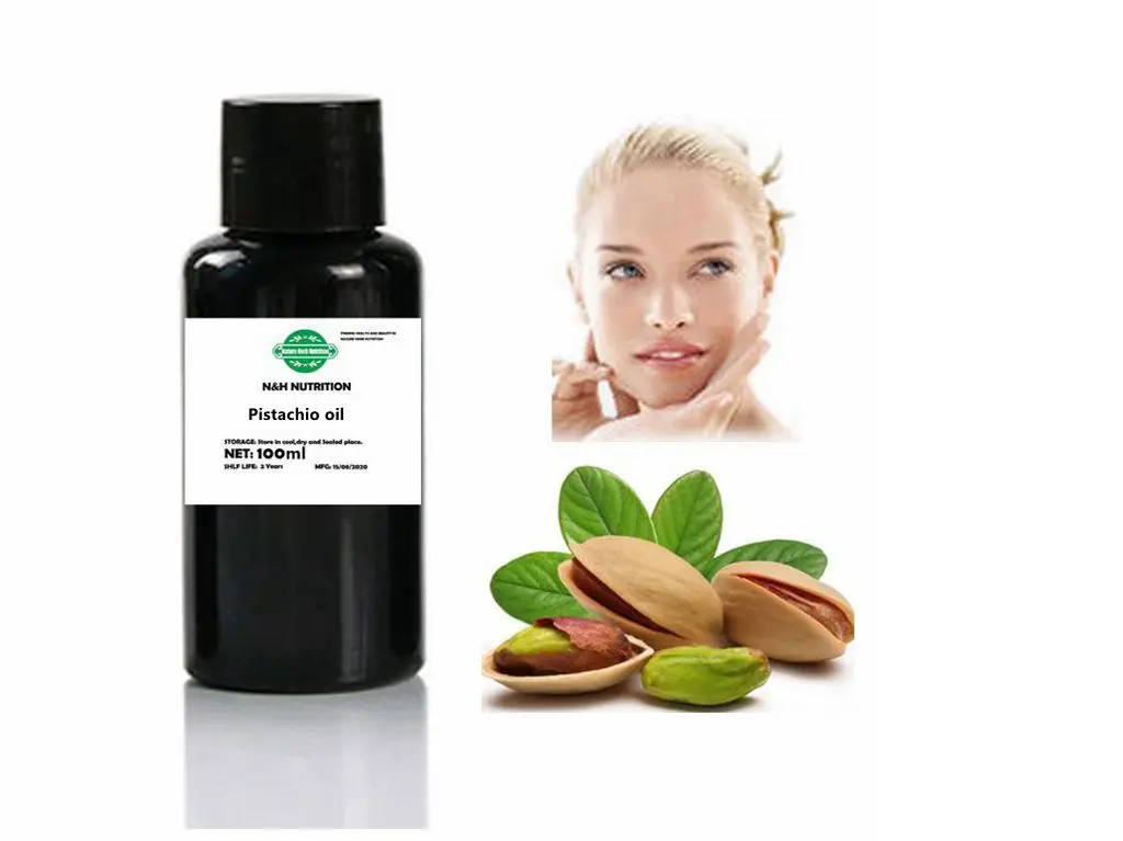

Pistachio oil, rich in unsaturated fatty acids, softens the skin, can be quickly absorbed by the skin,anti-aging, sun protection