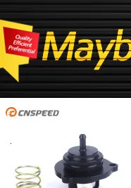 CNSPEED 25 мм два поршня выдувного клапана для Audi A4 S4 Golf Jetta 25 PSI адаптер выдувного сброса BOV YC100365-SL