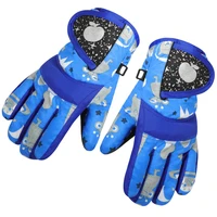 winter outdoor warm snowboarding ski gloves children kids boys girls snow mittens waterproof skiing breathable ml