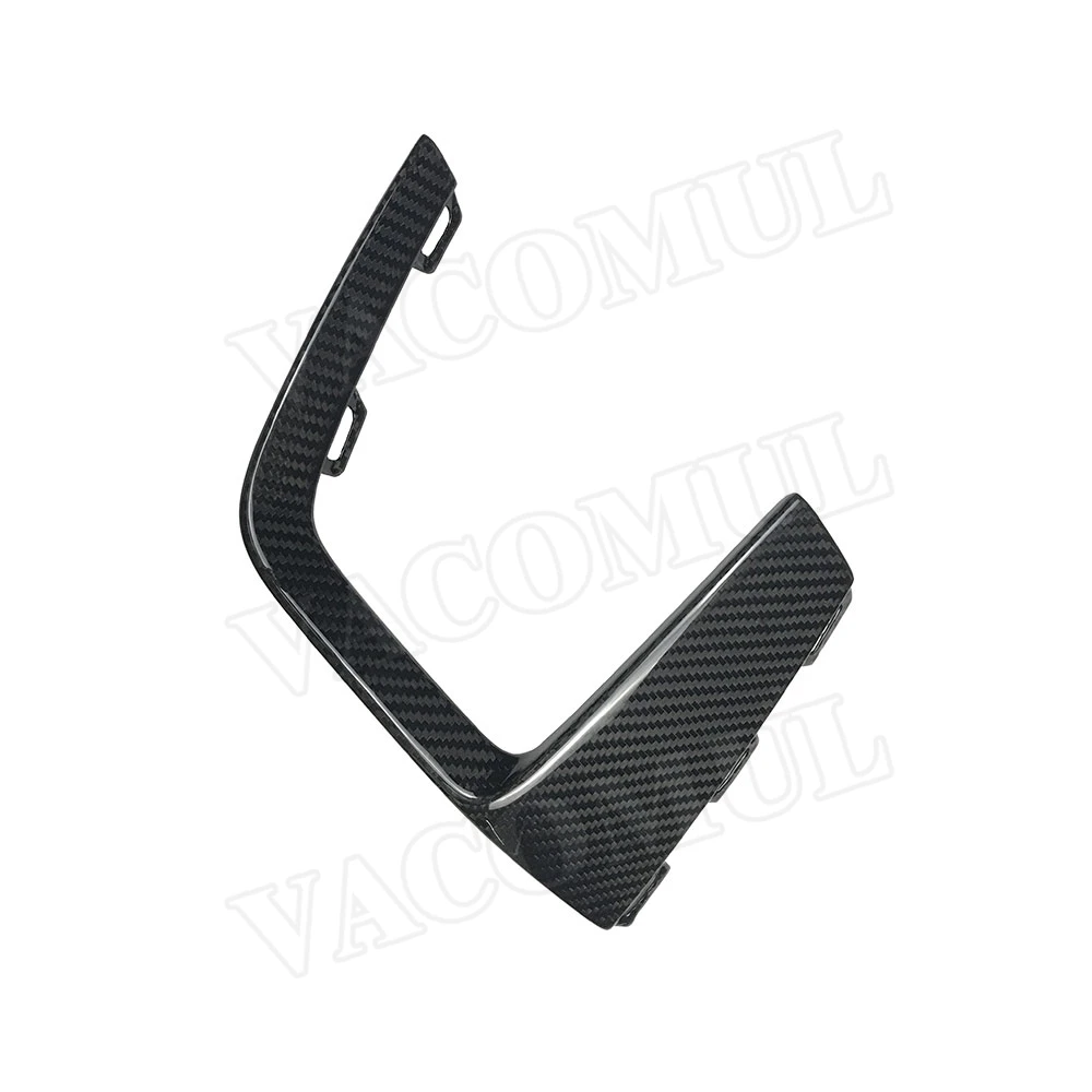 2 шт./компл. углеродного волокна передние противотуманные фары разветвители ламп