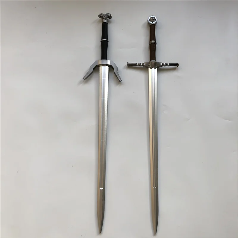 Аниме волшебник Косплей Геральт меча ривии Белый Волк меч оружие реквизит для
