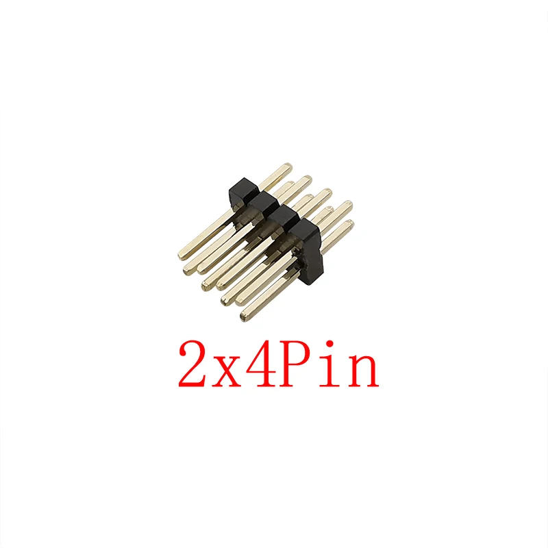 10Pcs PCB Double Row Pitch 1.27mm Pin Header Male Plug Straight Strip Breakaway 2x2~50Pin 1.27 mm Pinheader Board Connector |
