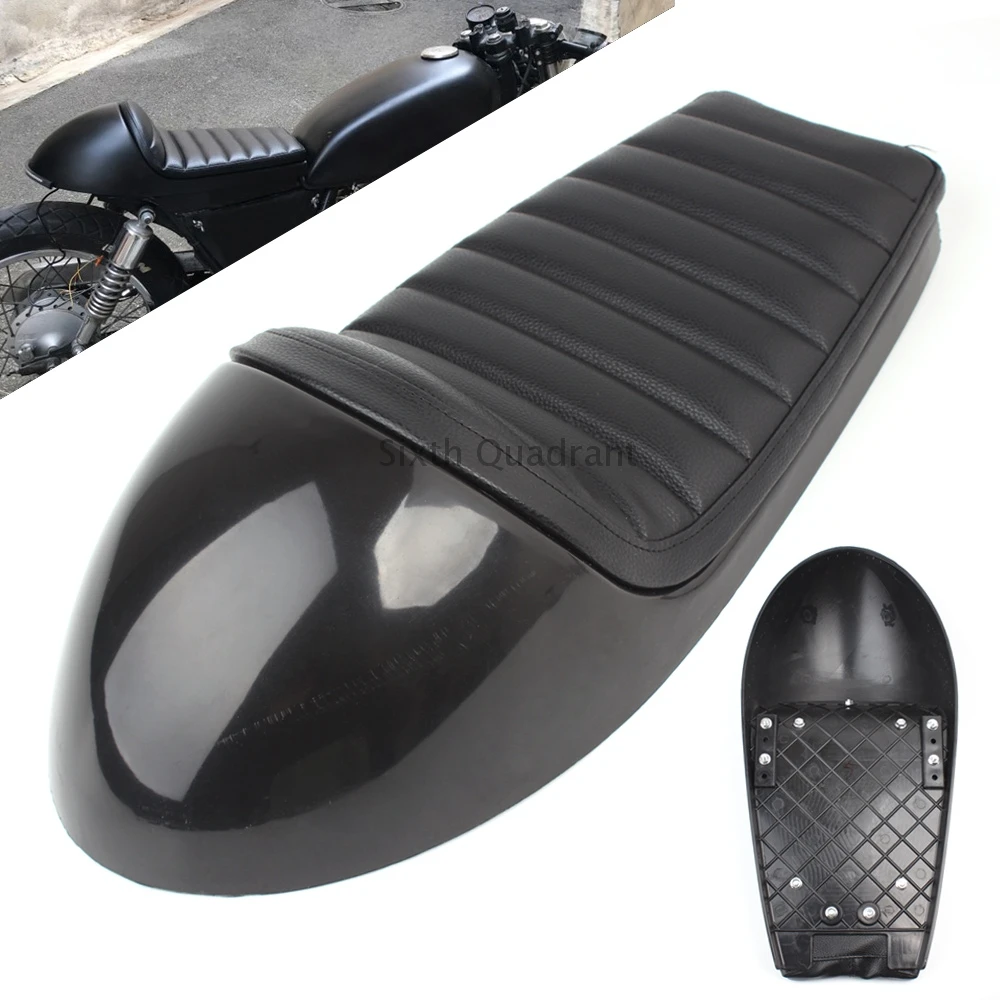 Сиденье для Кафе Racer в стиле ретро винтажное седло с подставкой сиденье мотоцикла