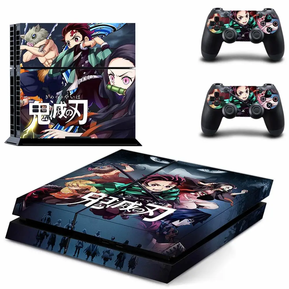 Наклейка Demon Slayer Kimetsu no Yaiba для PS4 стикеры s Skin PS 4 наклейки PlayStation консоль Скины