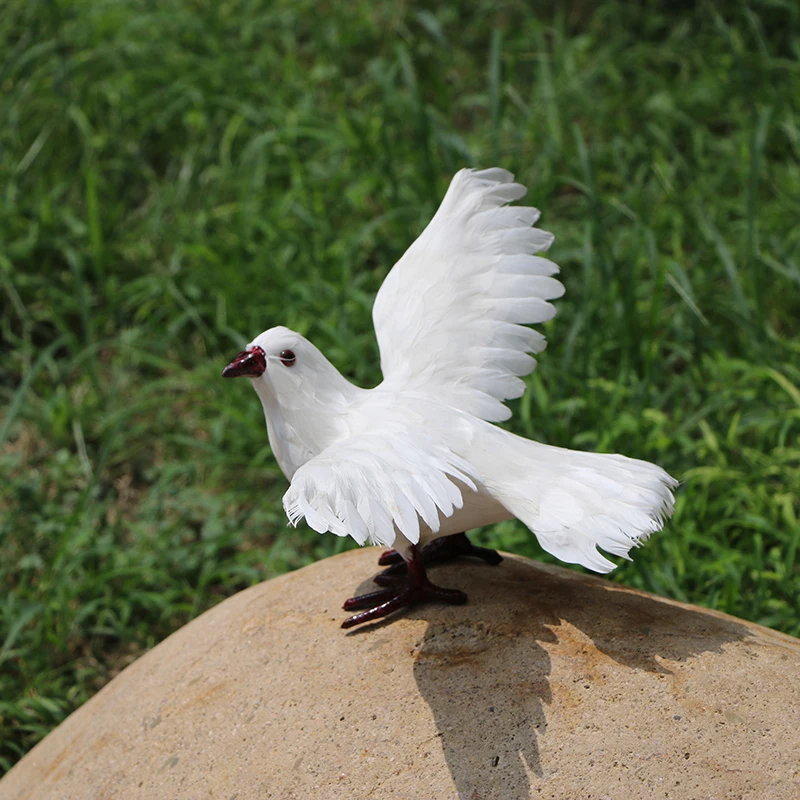 Имитация пера модель голубей искусственная имитация реалистичное животное