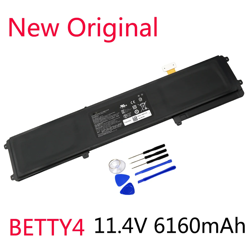 

New BETTY4 Laptop Battery For Razer Blade 2016 14" V2 Series RZ09-0195 RZ09-0165 RZ09-01953E72 RZ09-01953E71 RZ09-01952E31 11.4V