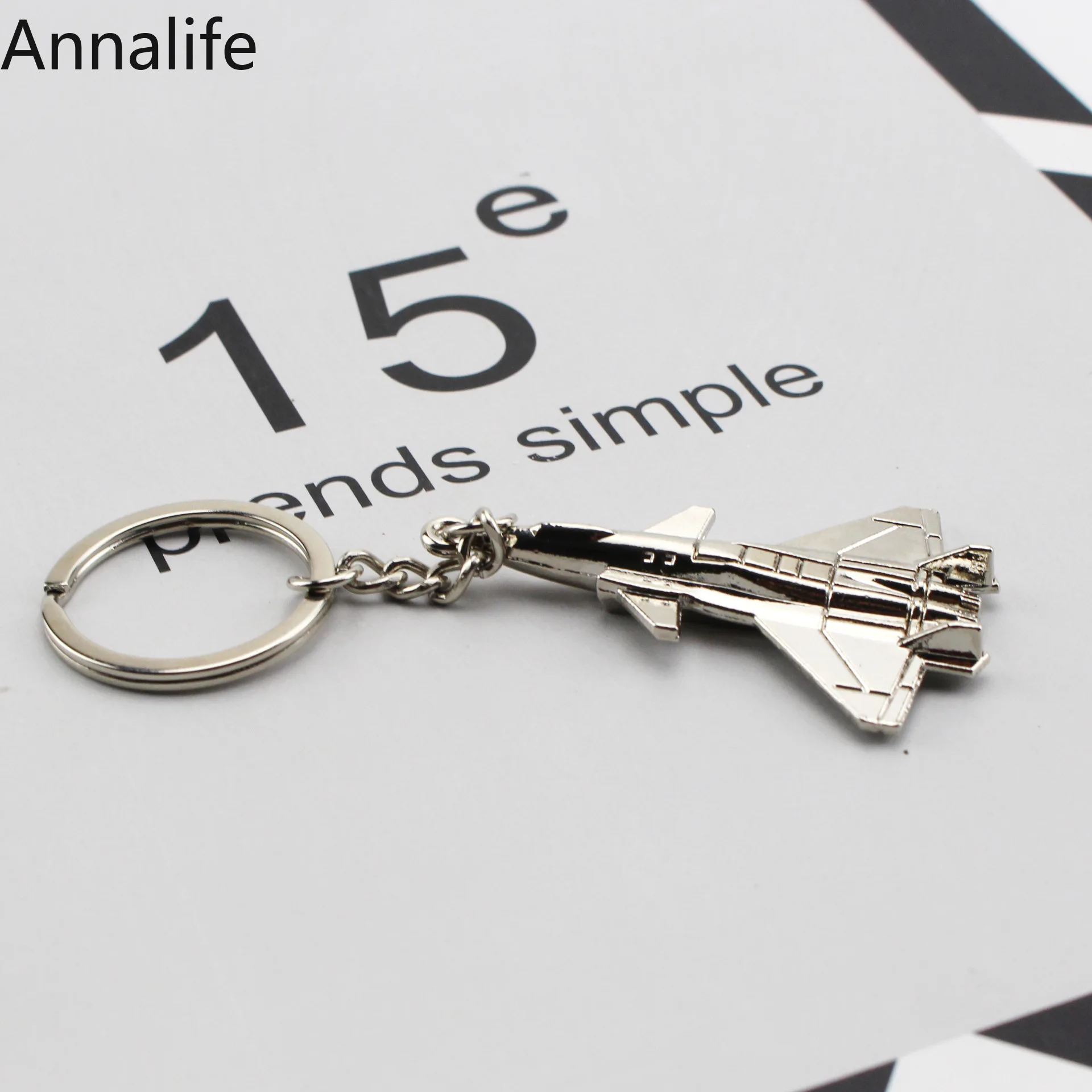 Новинка 2019 модель самолета багажная бирка брелок для ключей металлический