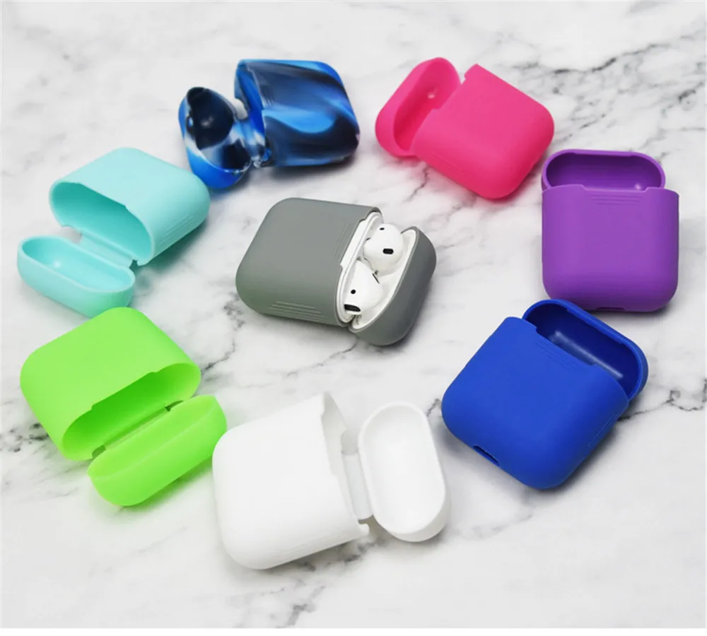 EGECD ТПУ силиконовый Bluetooth беспроводной чехол для наушников Защитный Airpods