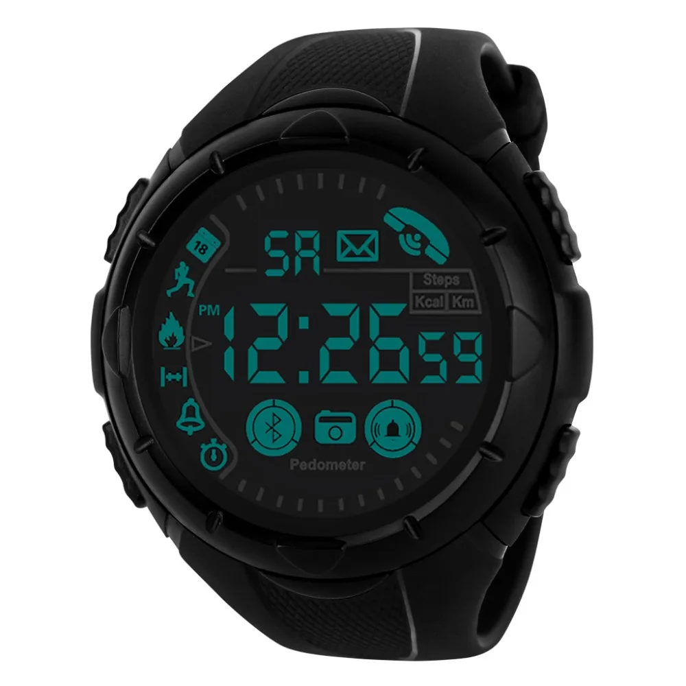 HONHX Bluetooth мужские умные спортивные часы мужские s водонепроницаемые цифровые наручные часы шагомер калории фитнес Relogio Спорт Masculino