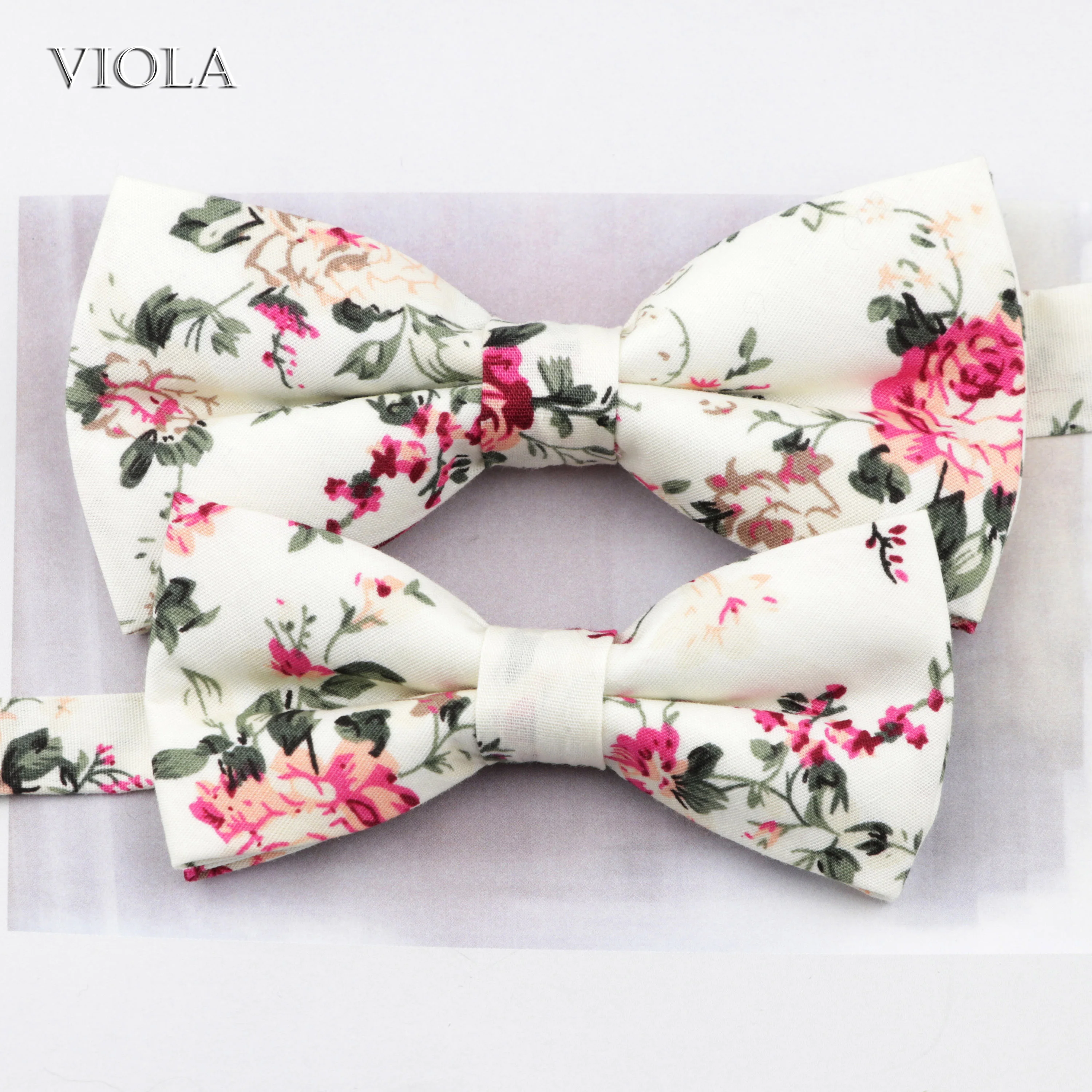 100% Cotton Floral Parent-Child Bowtie Sets Chic Men Women Kids Butterfly Beautiful Party Dinner Wedding Bow Tie Gift Accessory |