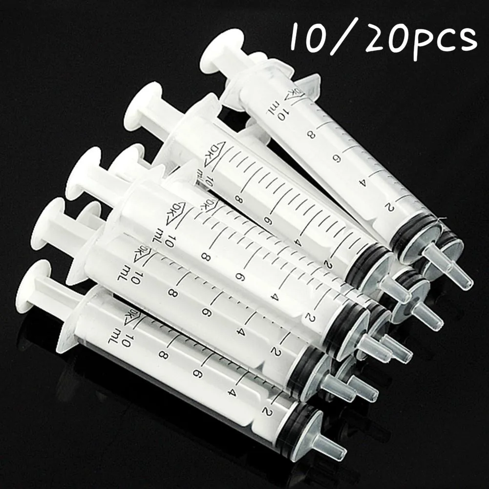 Пластиковый питательный шприц 10 мл одноразовый инжектор для гидропонных