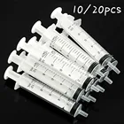 Пластиковый питательный шприц 10 мл, одноразовый инжектор для гидропонных измерений, 1020 шт.