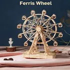 232 шт. 3D вращающийся DIY колеса деревянная модель строительный блок комплекты Ассамблеи игрушка в подарок для детей и взрослых игра-головоломка