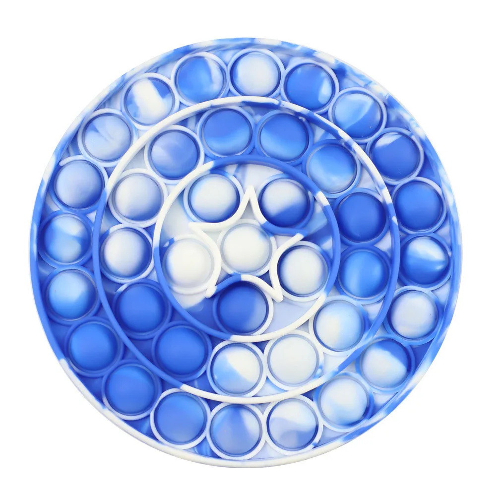 

Hot kawaii Sensory Fidget Snap Hand Toy Relief Stress Relieve Toy Anti-anxiety Silicone simple dimple Toy