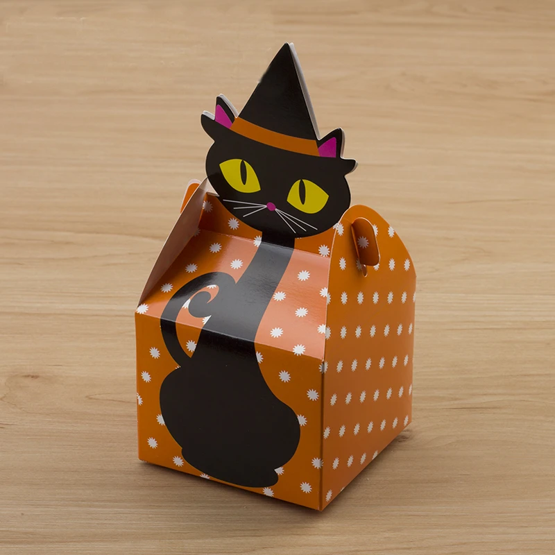 10 шт. Подарочная сумка для конфет на Хэллоуин трюка или лечения призрака Детская