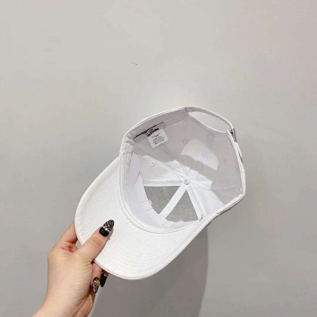 

Cartoon Bear Embroidery Pattern Solid Color All-match Men Women Style Baseball Cap Cotton Comfortable Women Brand-name Hat