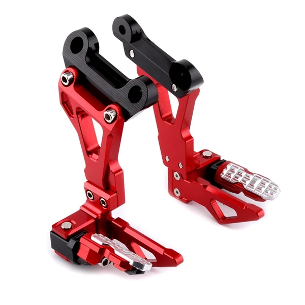 Задние комплекты для мотоцикла с ЧПУ из алюминиевого сплава подставка ног