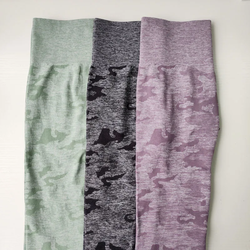 

Camo Seamless Energy Vital Leggings High Waist Sports Running Training Tights Women Fitness Gym Pants Push Up Yoga Pants L